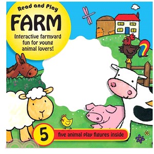 Read and Play Farm ─ Interactive Farmyard Fun for Young Animal Lovers!, With Five Animal Figures