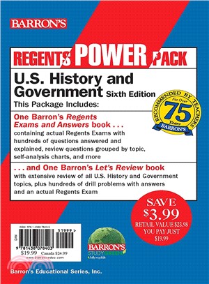 Let's Review U.S. History and Government 6th Ed. / Barron's Regents Exams and Answers Power Pack