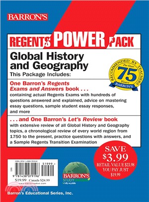 Global History and Geography Power Pack ― Let's Review - Global History and Geography / Barron's Global History and Geography Regents Exams and Answers