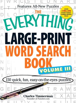 The Everything Word Search Book ─ 150 Quick, Fun, Easy-on-the-Eyes Puzzles