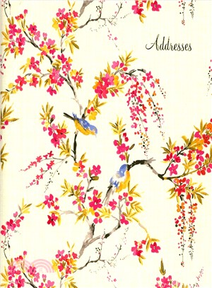 Blossoms & Bluebirds Large Address Book