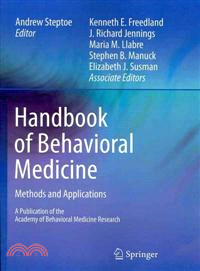 Handbook of Behavioral Medicine—Methods and Applications