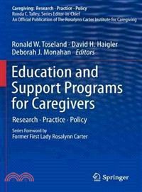 Education and Support Programs for Caregivers ― Research, Practice, Policy