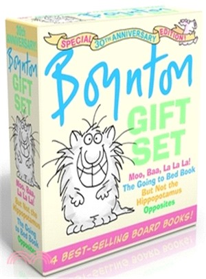 Boynton Gift Set ─ Moo, Baa, La La La!/ The Going to Bed Book/ But Not the Hippopotamus/ Opposites