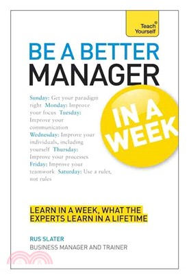 Be a Better Manager in a Week