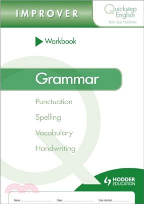 Quickstep English Workbook Grammar Improver Stage