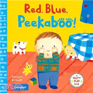 Red, Blue, Peekaboo (Board Book)