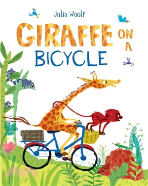 Giraffe on a bicycle
