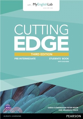 Cutting Edge 3rd Edition Pre-Intermediate Students' Book with DVD and MyEnglishLab Pack