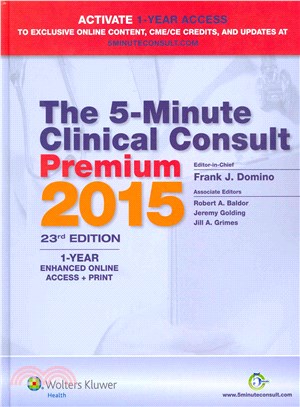 The 5-Minute Clinical Consult Premium 2015 ― 1-Year Enhanced Online Access