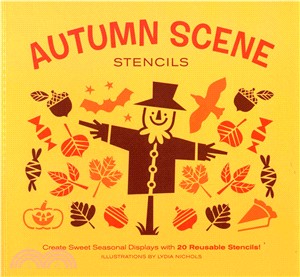 Autumn Scene Stencils ― Create Sweet Seasonal Displays With 20 Reusable Stencils!