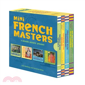 Mini French Masters Boxed Set ― 4 Board Books Inside!