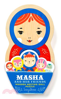 Masha and Her Friends Wooden Nesting Doll Puzzle