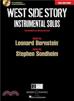 West Side Story Instrumental Solos ― Arranged for Viola and Piano With a Cd of Piano Accompaniments