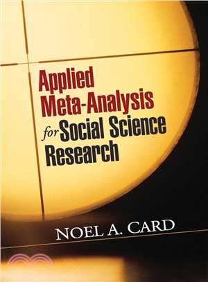 Applied Meta-analysis for Social Science Research