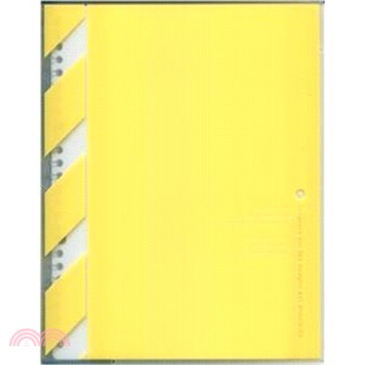 【KYOKUTO】B5/26孔薄型半透明彩色資料夾-粉黃