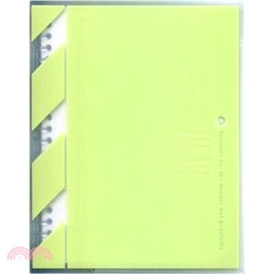 【KYOKUTO】A5/20孔半透明彩色資料夾-粉綠