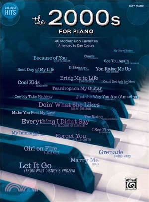 Greatest Hits - the 2000s for Piano ― 40 Modern Pop Favorites