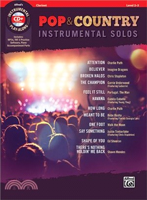 Pop & Country Instrumental Solos Clarinet