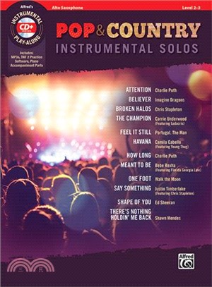 Pop & Country Instrumental Solos Alto Saxophone