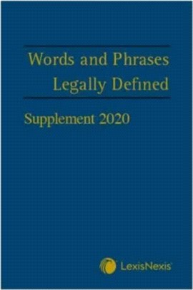 Words and Phrases Legally Defined 2020 Supplement