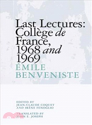 Last Lectures ― College De France, 1968 and 1969