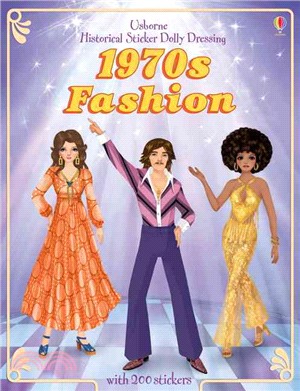 Historical Sticker Dolly Dressing 1970's Fashion (貼紙書) | 拾書所