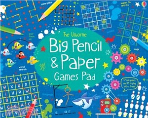 Big Pencil and Paper Games Pad | 拾書所