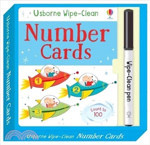 Wipe-Clean Number Cards (附白板筆)