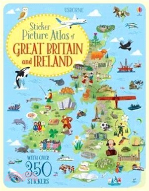 Sticker Picture Atlas of Great Britain and Ireland