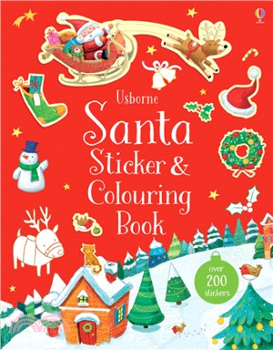 Santa Sticker and Colouring Book | 拾書所