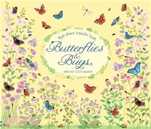 Rub-down Transfer Book Butterflies and Bugs