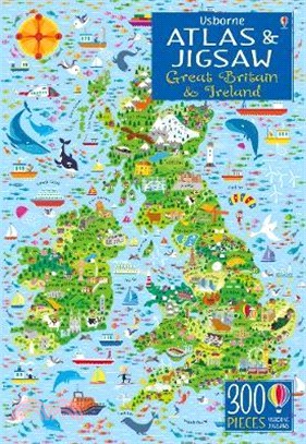 Usborne Atlas and Jigsaw: Britain and Ireland