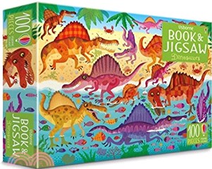Usborne Atlas and Jigsaw: Dinosaurs