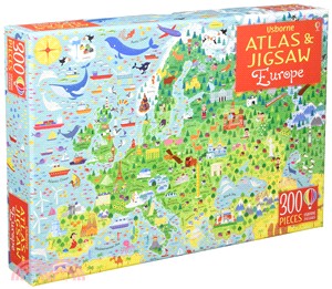 Usborne Atlas and Jigsaw: Europe