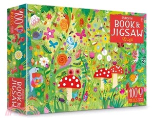 Usborne Book and Jigsaw: Bugs (100片拼圖+24頁小書)