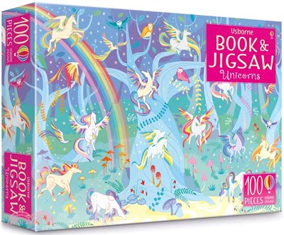 Unicorns (100片拼圖+1本知識小百科)(Usborne Book & Jigsaw)