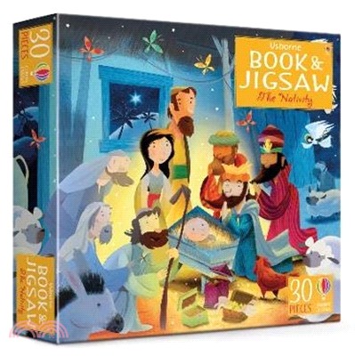 The Nativity (30片拼圖+1本小書)(Usborne Book & Jigsaw)