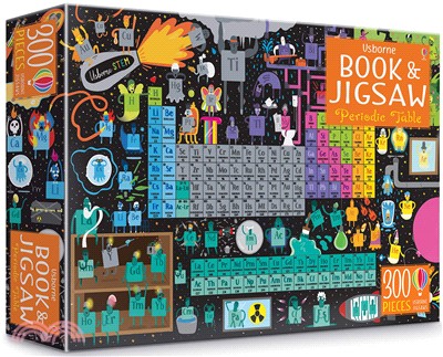 Periodic Table Jigsaw (300片拼圖+1本知識小百科)(Usborne Book & Jigsaw)