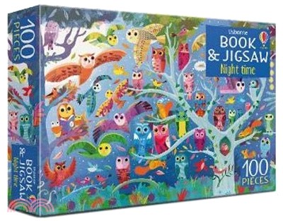 Night Time (100片拼圖+1本找找書)(Usborne Book & Jigsaw)