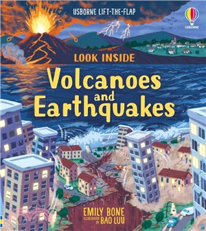 Look Inside Volcanoes and Earthquakes (硬頁書)