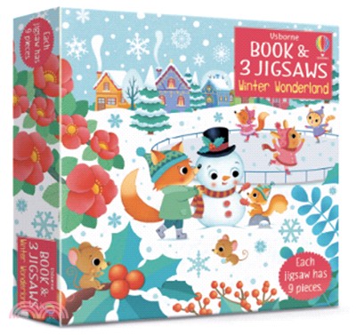 Usborne Book and Jigsaws: Winter Wonderland (3款9片大拼圖+1本小書)