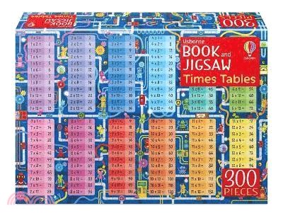 Times Tables (300片拼圖+1本知識小百科)(Usborne Book & Jigsaw)九九乘法