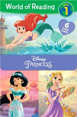 Disney Princess Level 1 Boxed Set (套書6冊) (World of Reading) (Level 1)
