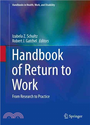 Handbook of Return to Work ― From Research to Practice