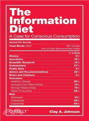 The Information Diet ─ A Case for Conscious Comsumption