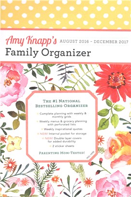 Amy Knapp Family Organizer 17-Month Calendar ― August 2016-December 2017