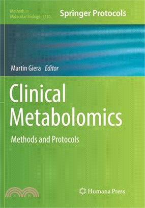 Clinical Metabolomics ― Methods and Protocols