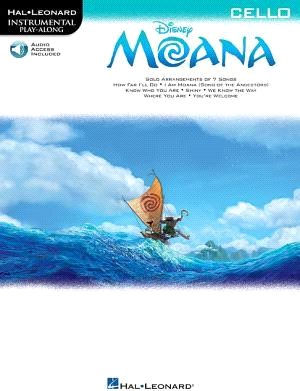 Moana ― Cello - With Downloadable Audio