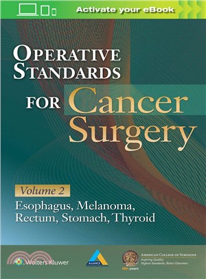 Operative Standards for Cancer Surgery ─ Esophagus, Melanoma, Rectum, Stomach, Thyroid